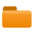 Orange folder
